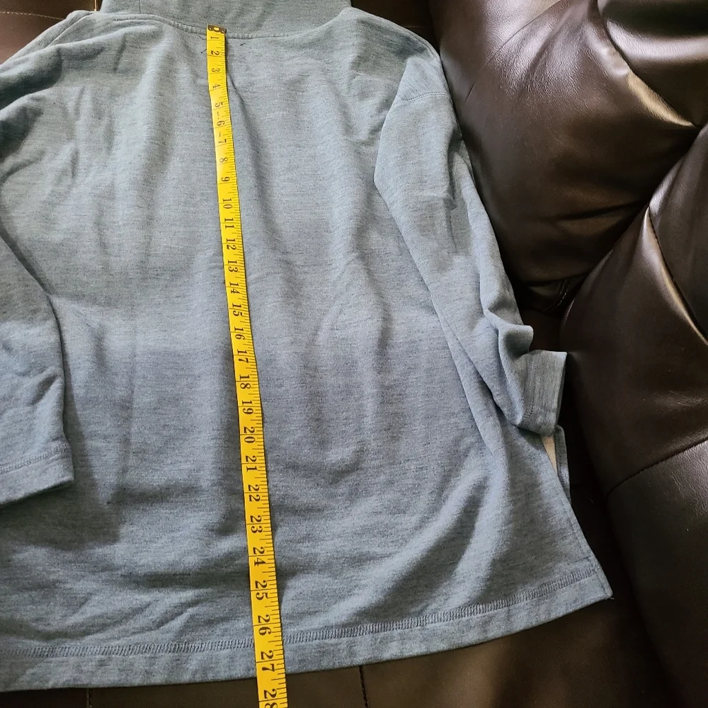 Lou & Grey Cowl Neck Marled Sweater Fleece Lined M - Picture 8 of 8